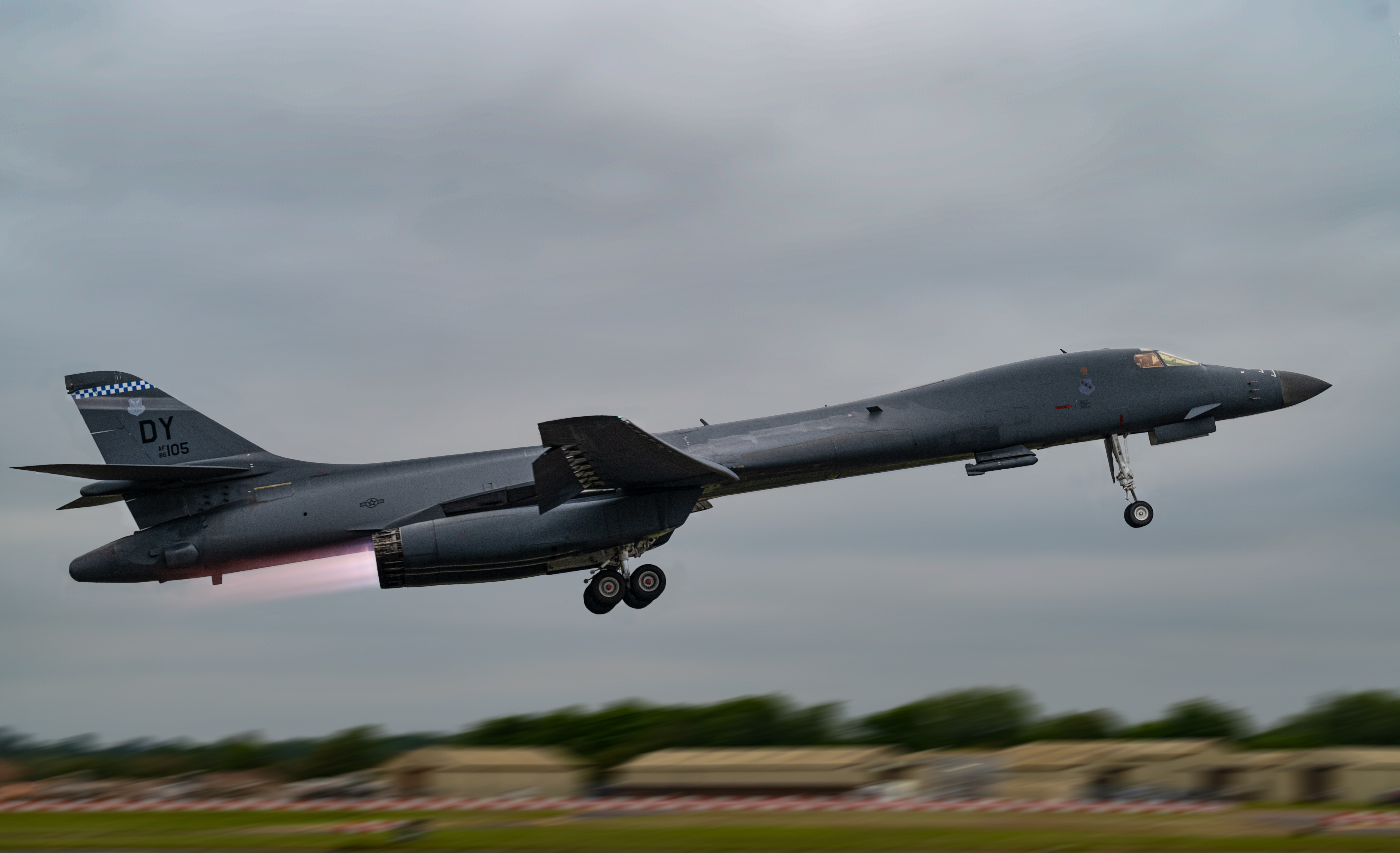 US Strategic Bombers and Aircraft Carrier Gerald R. Ford